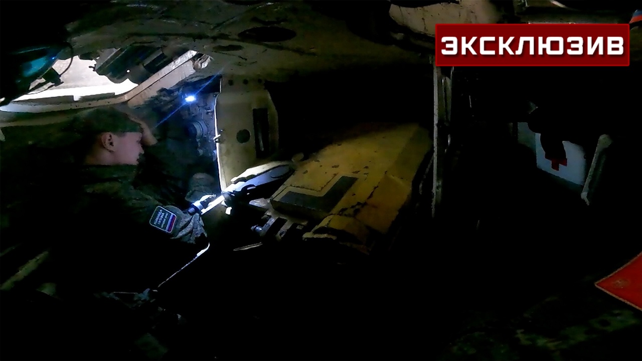 Экипаж Т-80 сровнял с землей украинский пункт управления дронами