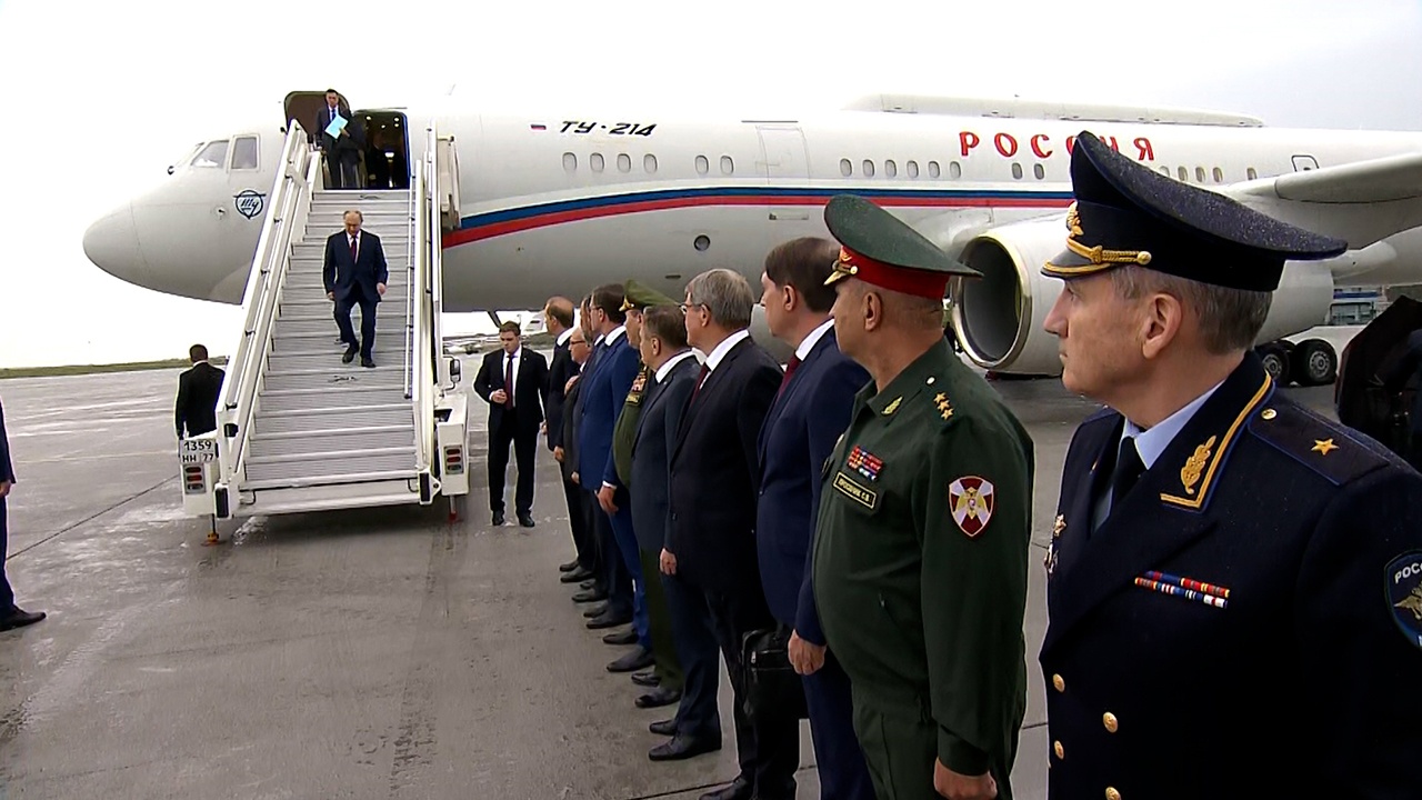 Путин прибыл в Саров Нижегородской области