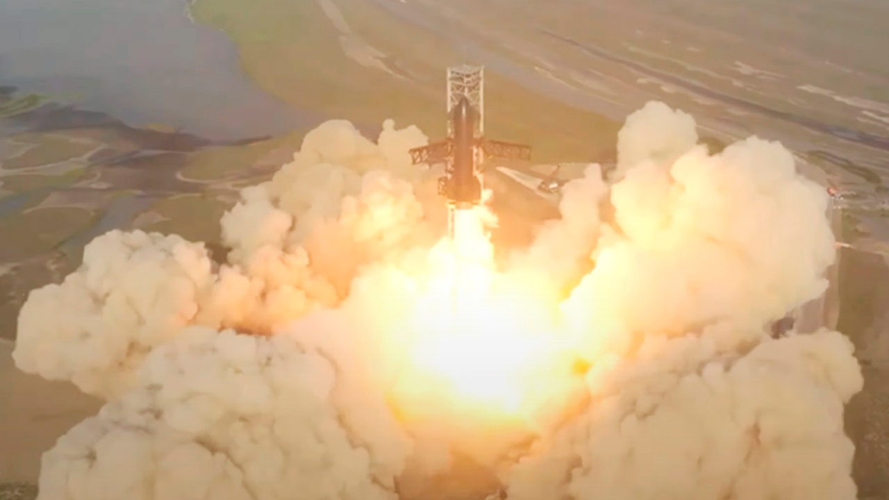В США состоялся запуск ракеты-носителя с прототипом Starship В США состоялся запуск ракеты-носителя с прототипом Starship