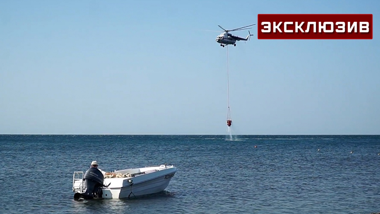 Туристы помогали тушить пожар после атаки дронов на турбазу в Геленджике Туристы помогали тушить пожар после атаки дронов на турбазу в Геленджике