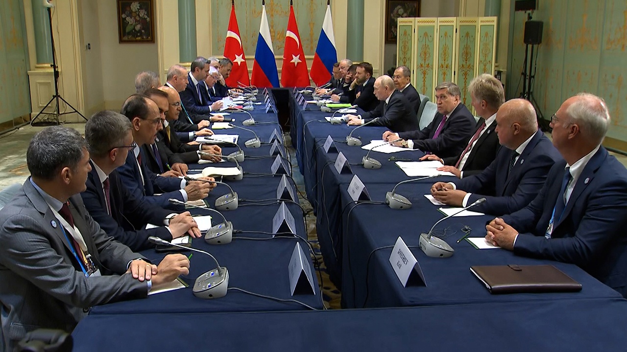 Путин заявил о новом историческом рекорде на встрече с Эрдоганом Путин заявил о новом историческом рекорде на встрече с Эрдоганом