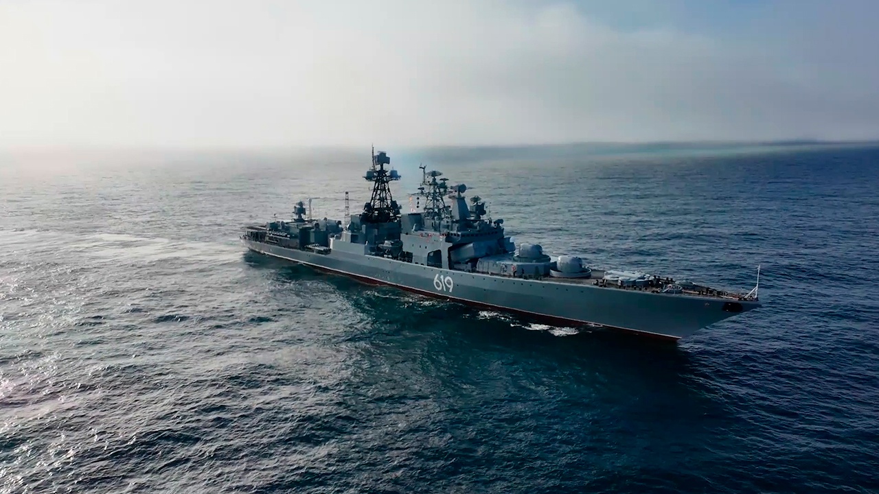 БПК «Североморск» отработал поиск подлодок в Северном Ледовитом океане БПК «Североморск» отработал поиск подлодок в Северном Ледовитом океане