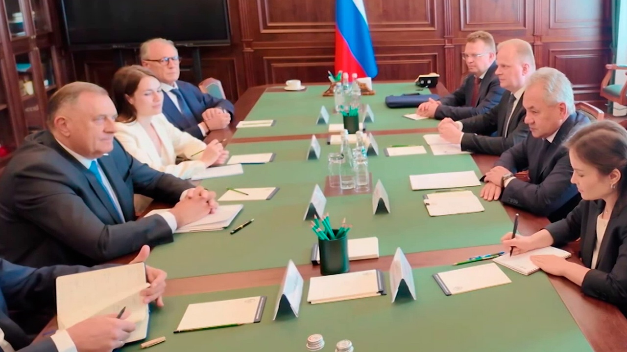 Додик на встрече с Шойгу поблагодарил Россию за поддержку Республики Сербской