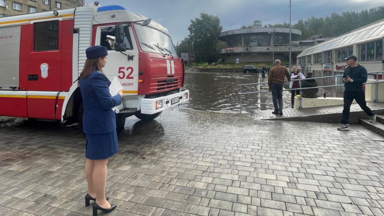 Прокуратура разберется в причинах подтопления Выборга после ливня