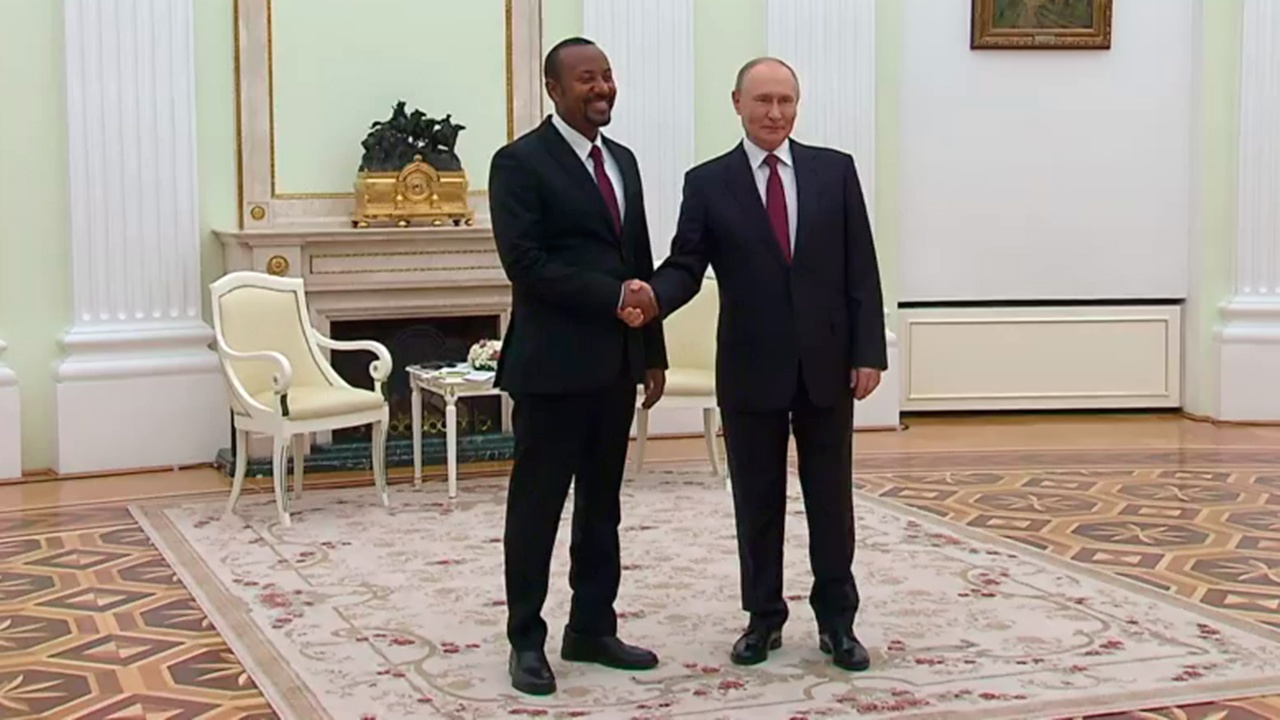 Путин встретился с премьер-министром Эфиопии Ахмедом Али
