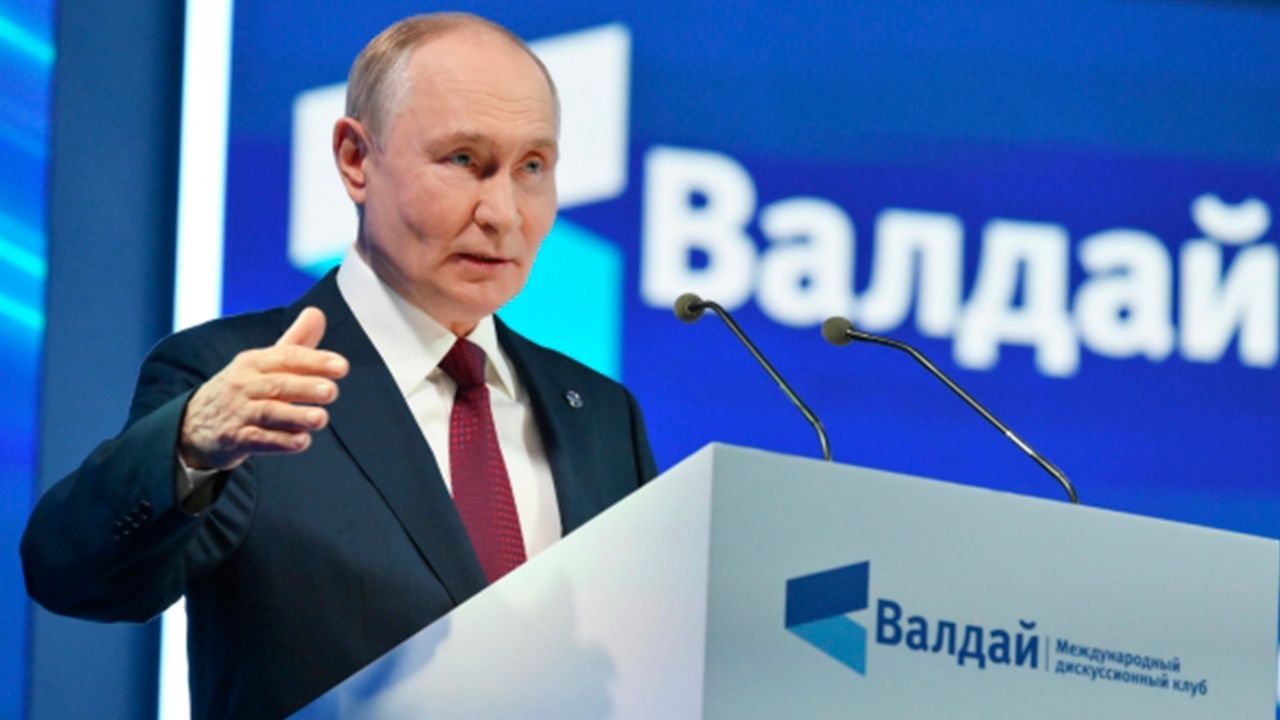 Путин вспомнил поговорку про лом, говоря о текущей ситуации в мире