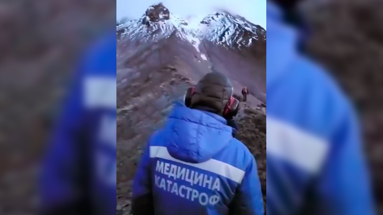 Опубликованы кадры с вулкана Вилючинский, где пострадали альпинисты