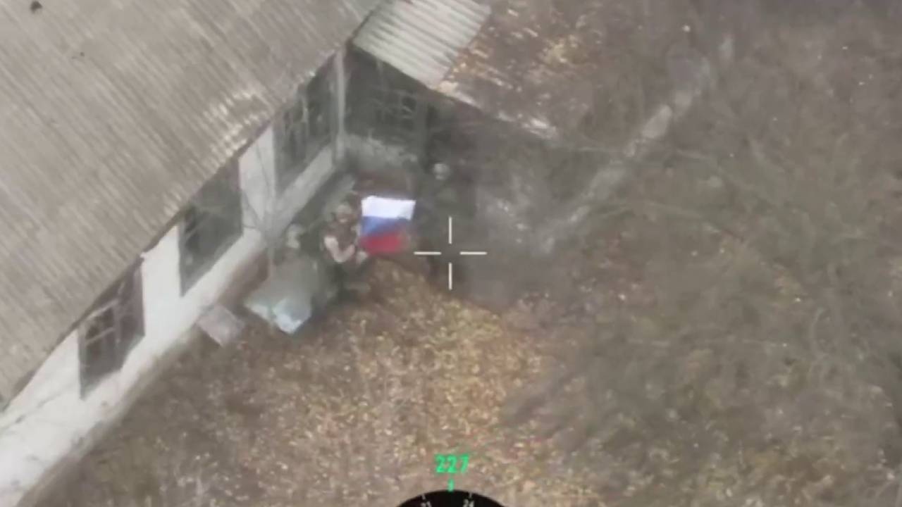 Освобождение Рыбного в Запорожской области показали на видео с дронов