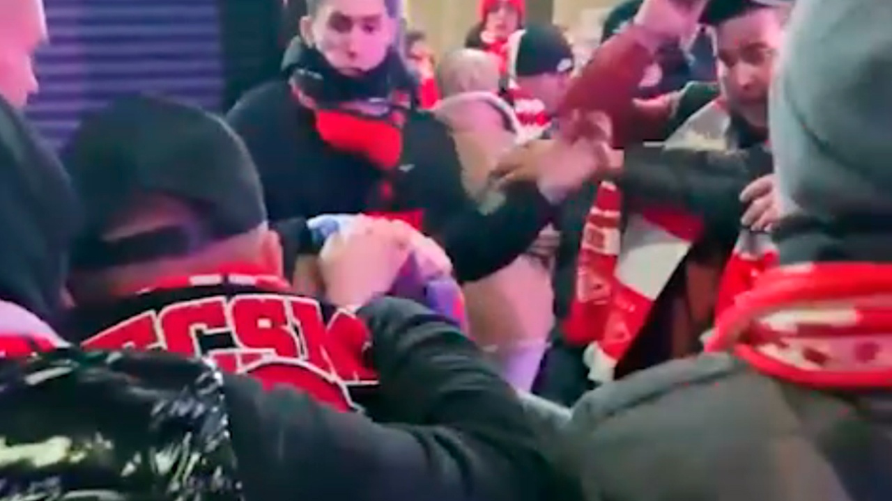 Полиция задержала виновного в массовой драке на матче ЦСКА и «Спартака»