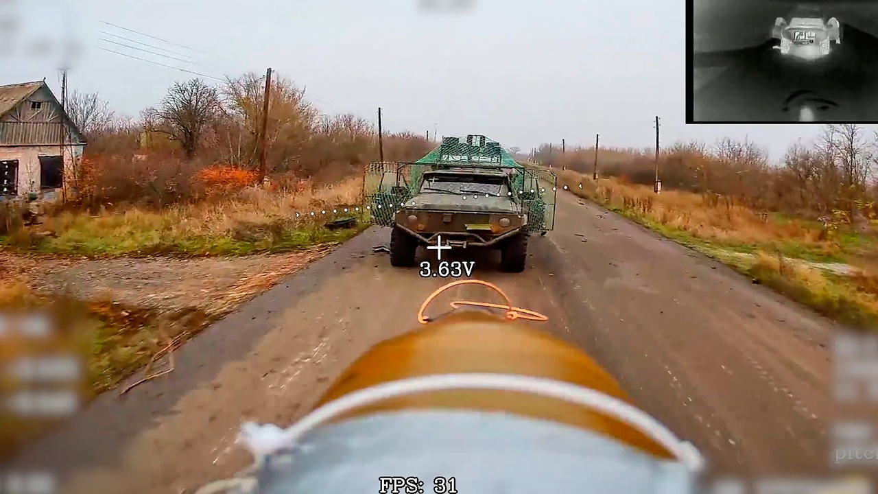 Дроноводы сожгли «Хамви» ВСУ в районе Гуляйполя