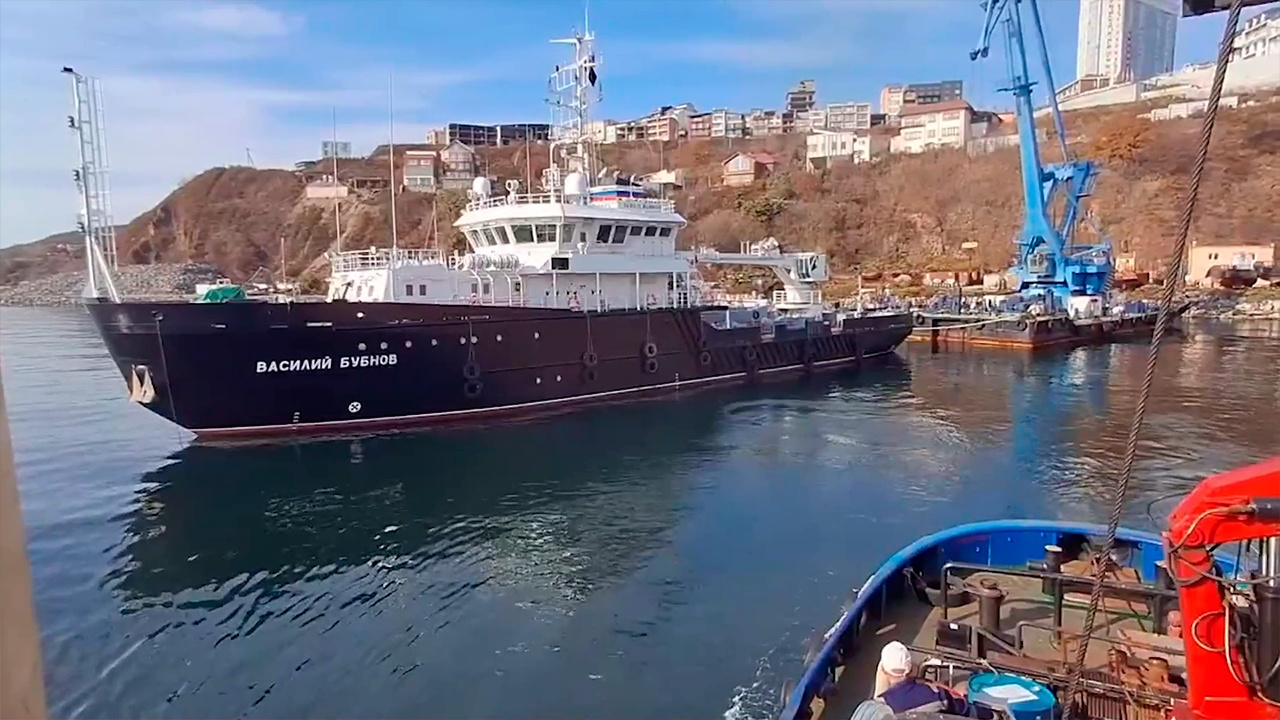 ТОФ принял в состав новое гидрографическое судно «Василий Бубнов»