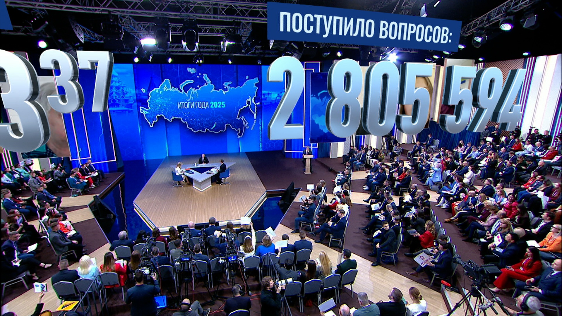 Песков ответил, будут ли разделять прямую линию и пресс-конференцию