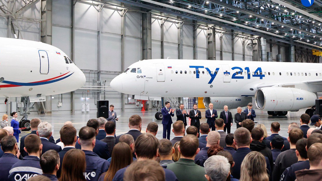 Росавиация выдала сертификат об одобрении изменения конструкции Ту-214
