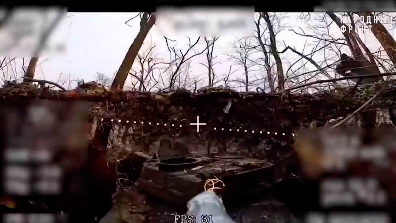 МО РФ показало кадры уничтожения САУ «Гвоздика» в районе Светлого в ДНР