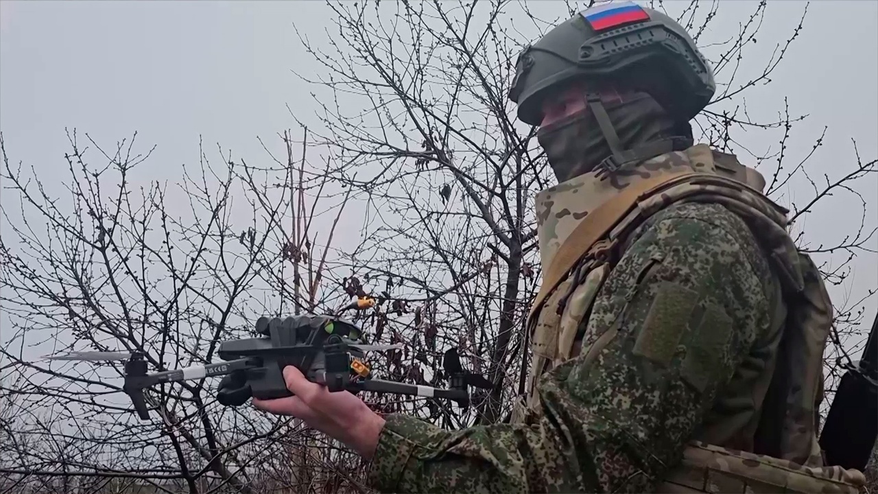 Дроноводы уничтожили миномет и пехоту ВСУ на правом берегу Днепра