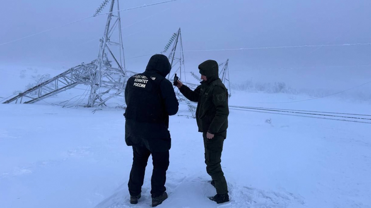 Следователи не нашли признаков внешнего воздействия на ЛЭП под Мурманском