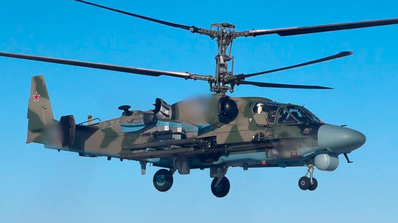 Экипаж Ка-52М уничтожил боевиков ВСУ в зоне спецоперации