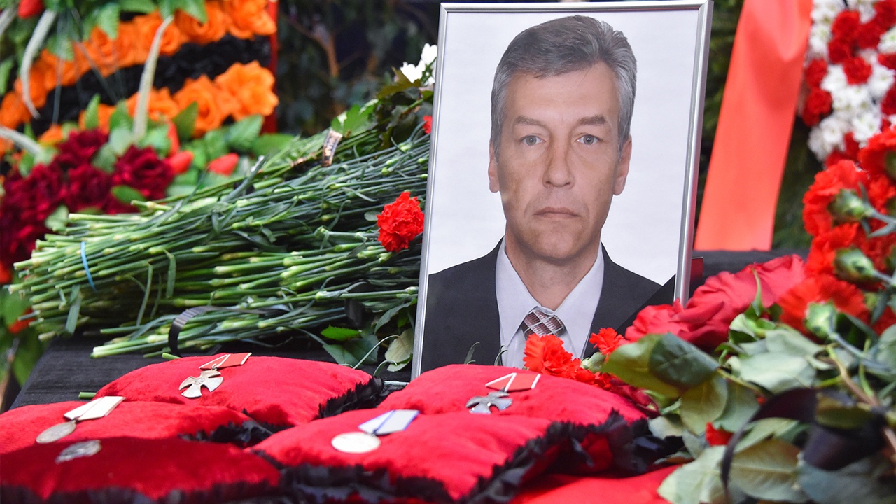 В Подмосковье простились с заслуженным спасателем России Андреем Легошиным