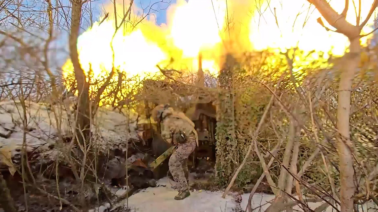 Расчет «Гиацинта» уничтожил орудие ВСУ на Красноармейском направлении