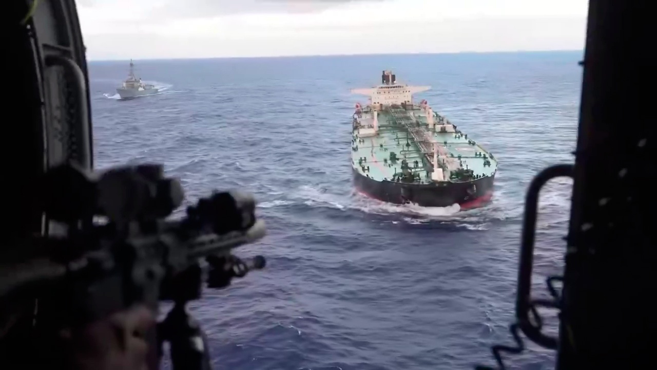 В Пентагоне сообщили о перехвате танкера в Индийском океане