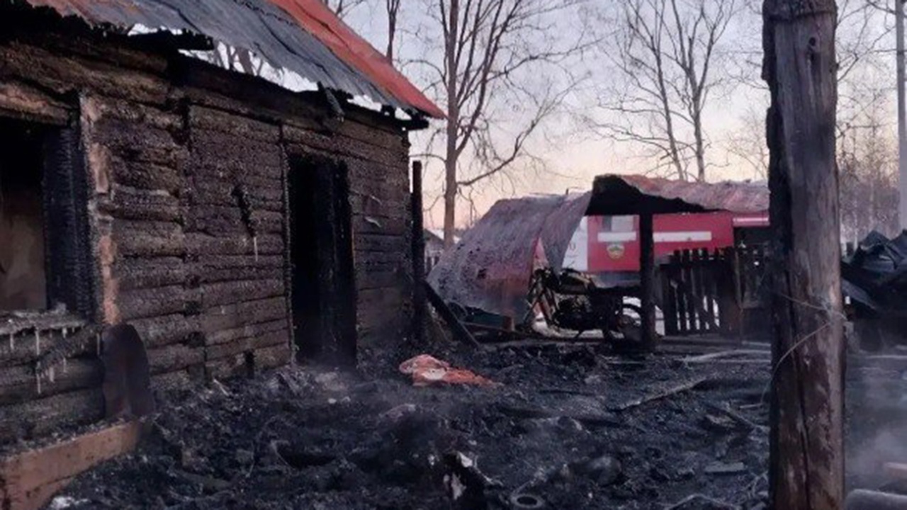 Семья из пяти человек погибла в пожаре в Хабаровском крае