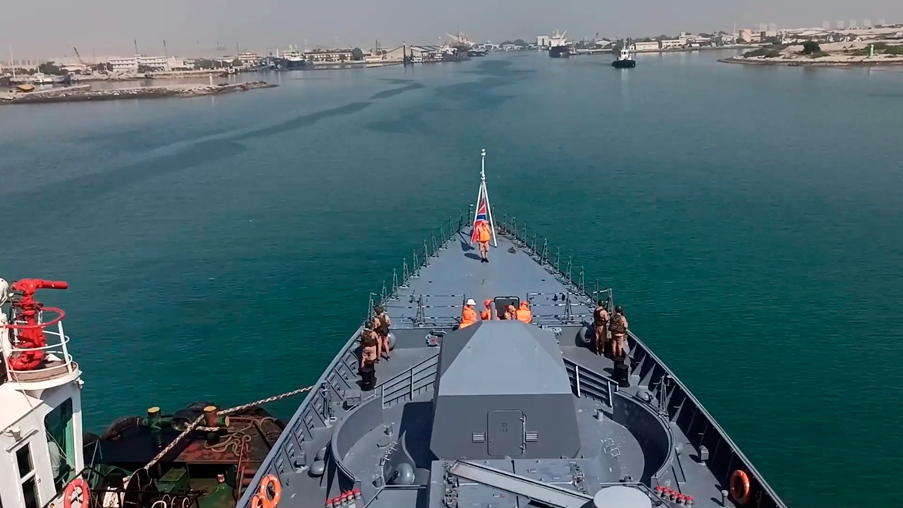 Корвет «Стойкий» принял участие в учениях с кораблями ВМС Ирана в Оманском заливе