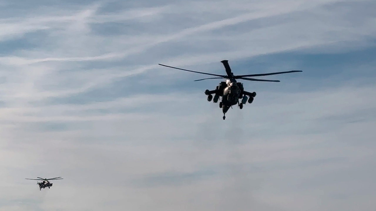 Экипаж Ми-28НМ поразил пункт управления БПЛА в зоне спецоперации