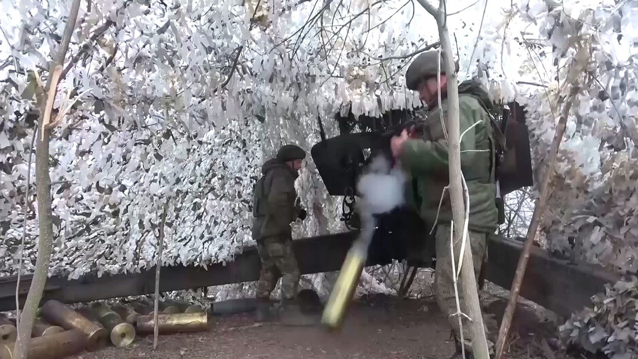 Расчет «Мсты-Б» обрушил снаряды на пункты дислокации боевиков ВСУ