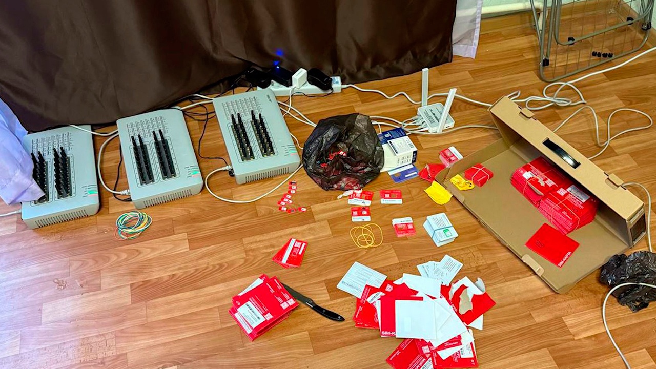 В России задержали причастных к SIM-боксам, связанным с диверсиями