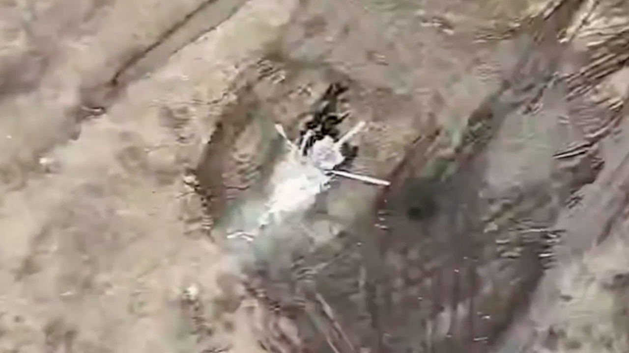 Дроноводы поразили Ми-8 ВСУ на вертолетной площадке