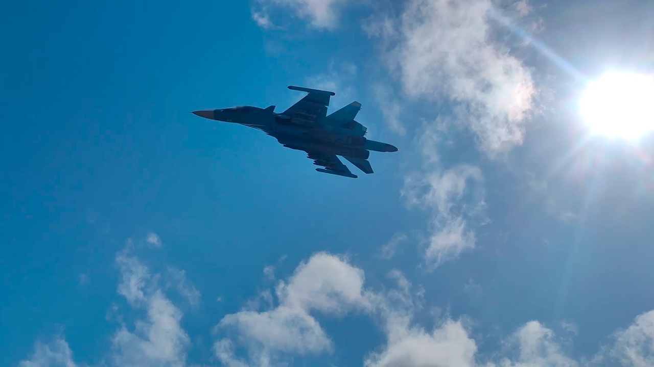 Су-34 ударил по пункту управления БПЛА в зоне ответственности ГрВ «Центр»