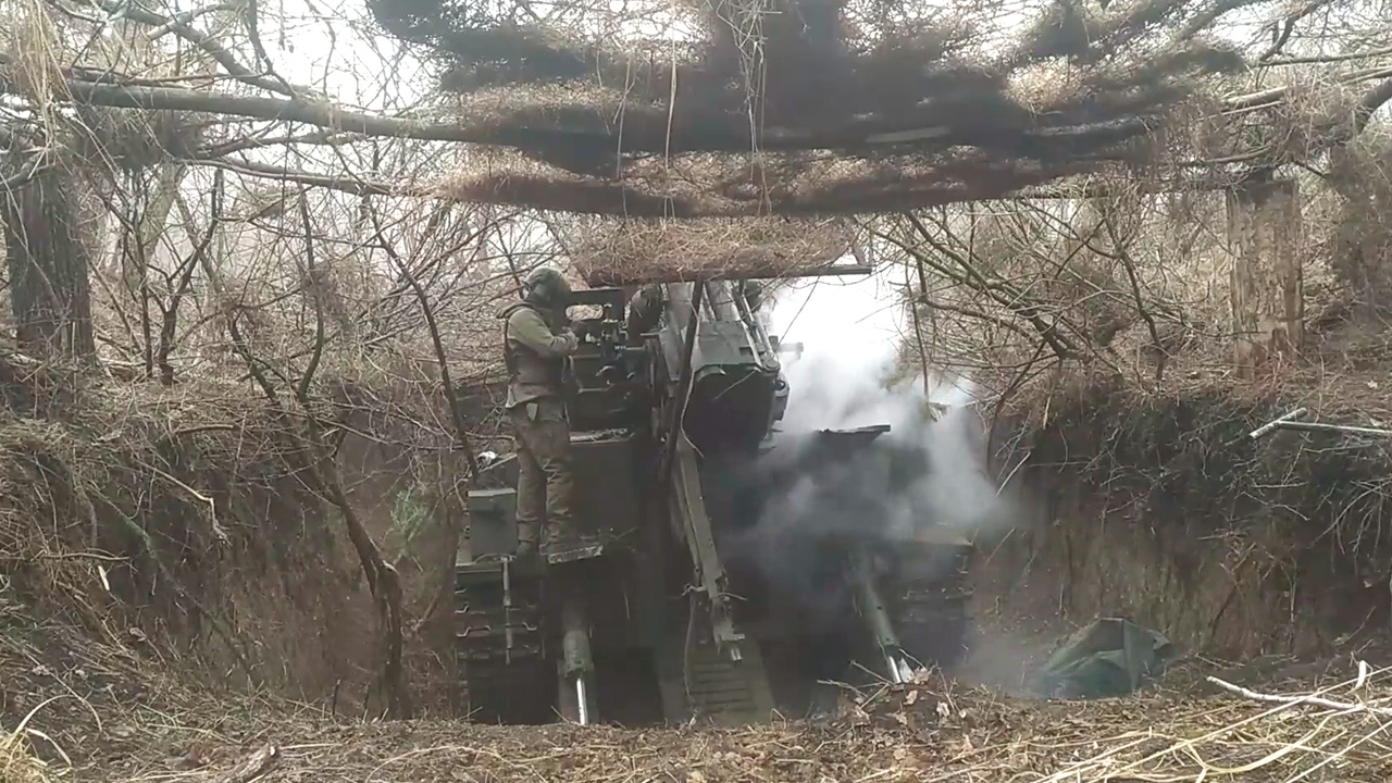 Расчеты самоходок «Гиацинт-С» уничтожили украинских дроноводов