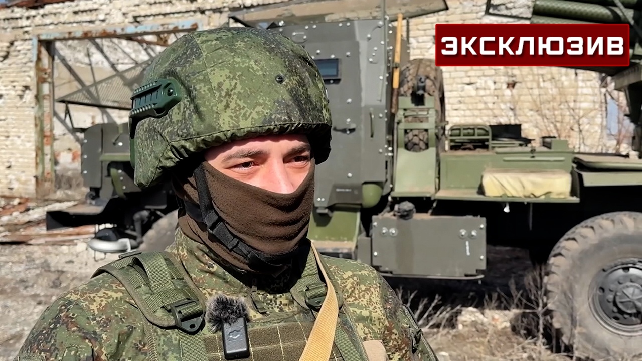 Расчет «Града» не дал боевикам ВСУ подойти к передовым позициям