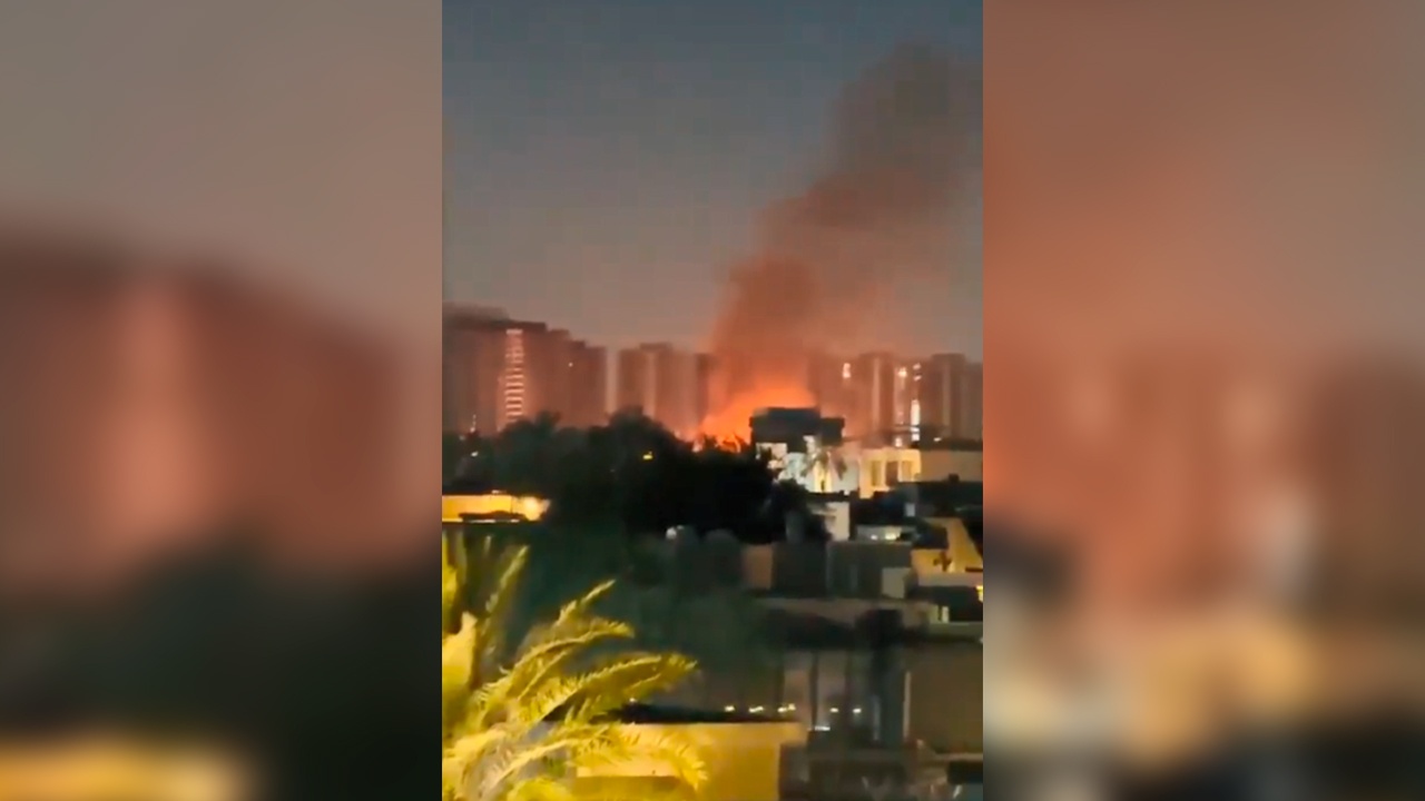 Посольство США в Ираке охватил пожар после удара Ирана