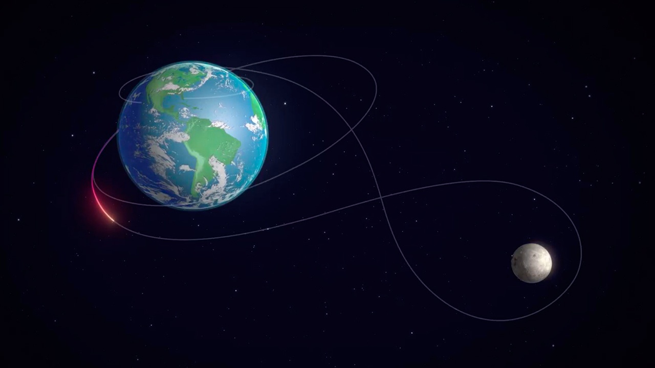 Корабль миссии Artemis II вышел на траекторию полета к Луне
