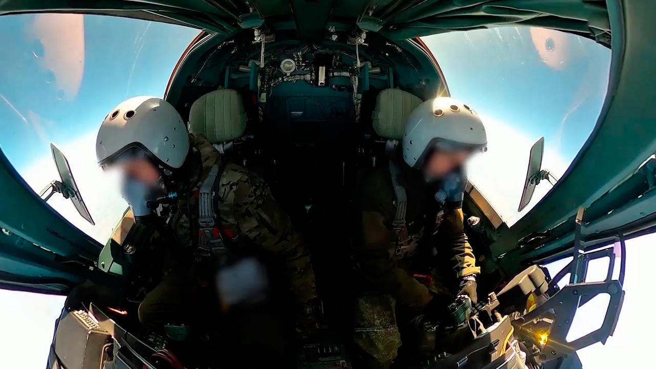 Су-34 нанес удар по пункту управления БПЛА в интересах группировки «Запад»