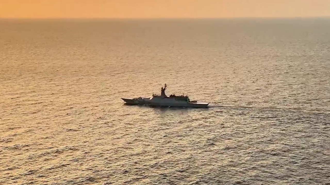 Отряд ТОФ провел учения с артиллерийскими стрельбами в Южно-Китайском море