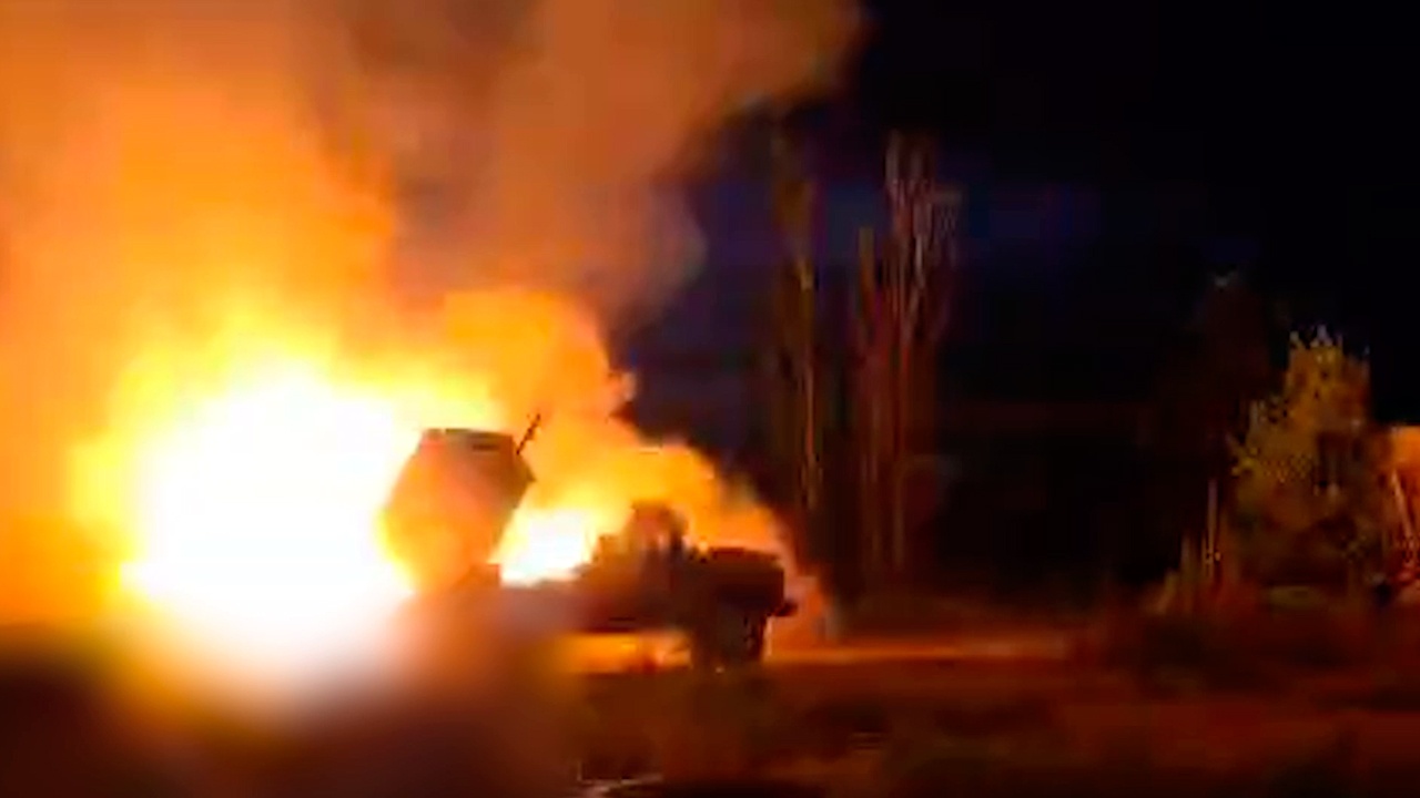 Расчет «Града» разрушил опорный пункт ВСУ в Запорожской области