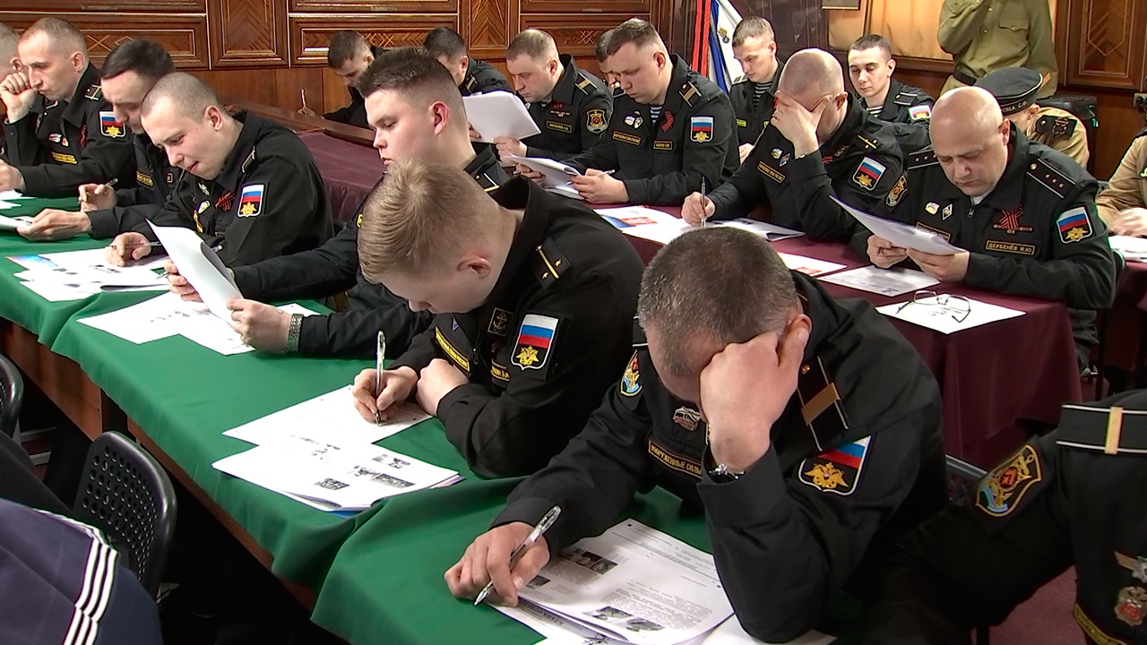 Моряки Северного флота присоединились к акции «Диктант Победы»