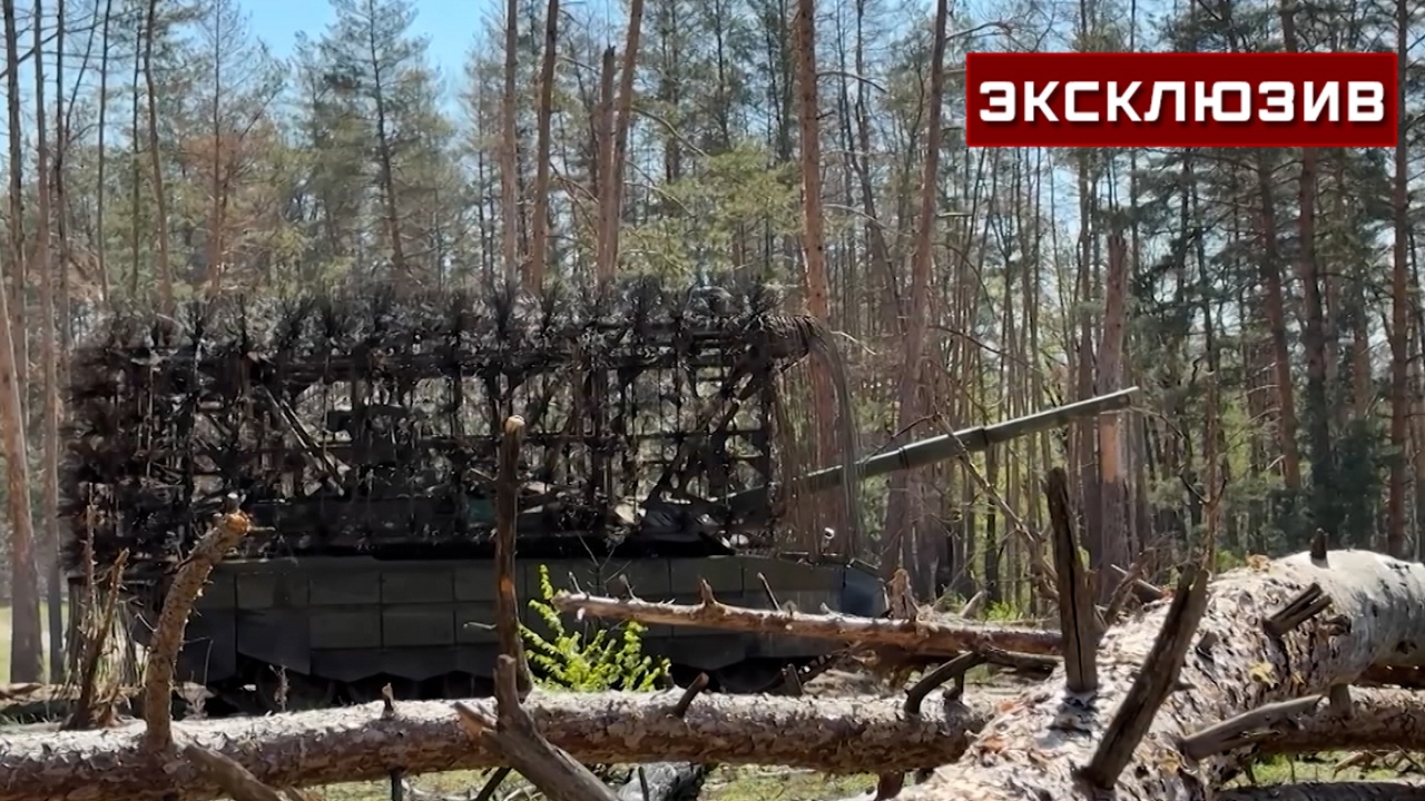 С максимальной дистанции танк «Прорыв» уничтожил опорный пункт ВСУ