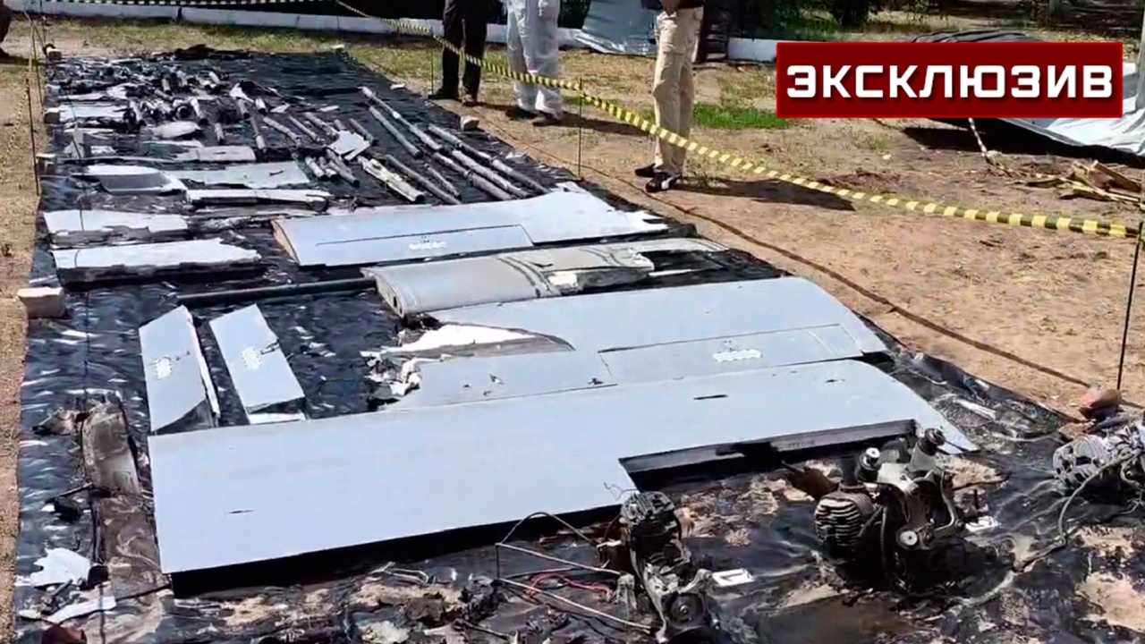 Обломки БПЛА в Старобельске показали делегации зарубежных журналистов