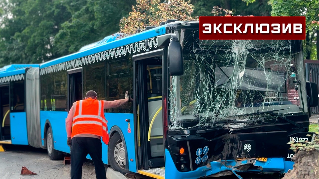 Серьезно пострадавших в московской аварии с деревом и автобусом нет