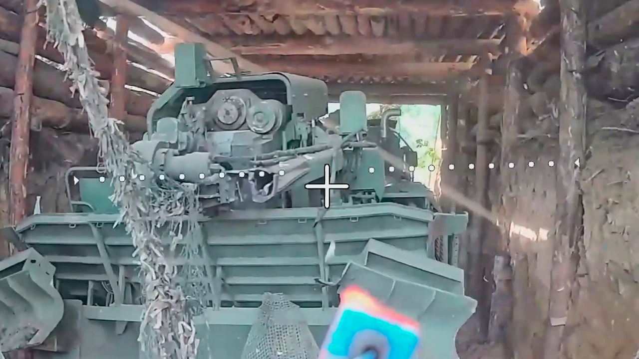 FPV-дроны десантников уничтожили самоходку «Богдана»