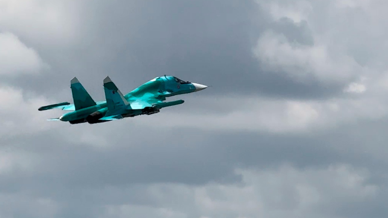 Экипаж Су-34 ликвидировал украинских боевиков в зоне спецоперации