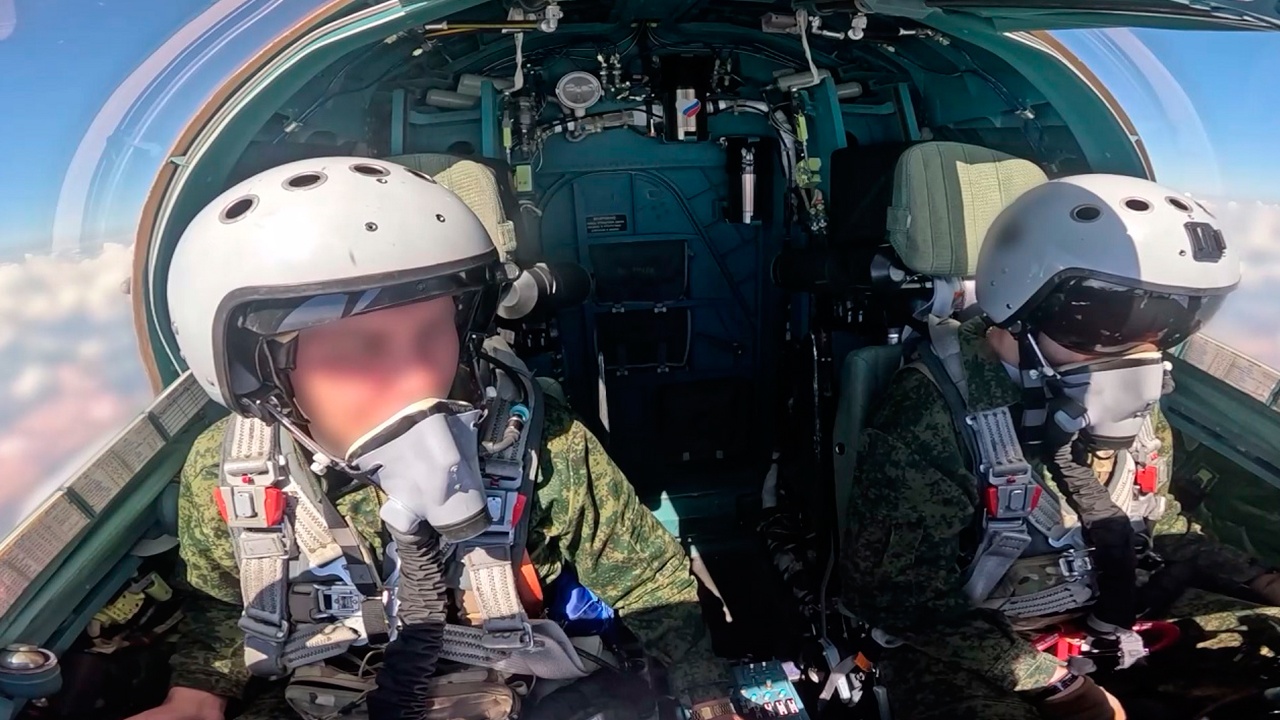 Экипаж Су-34 ликвидировал украинских боевиков в зоне спецоперации