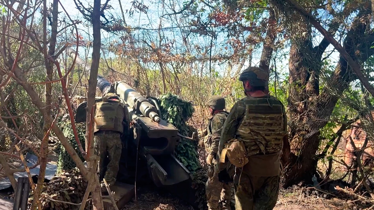 Расчет орудия М-46 уничтожил живую силу и технику ВСУ в Сумской области
