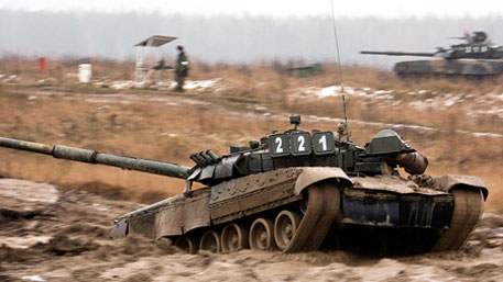 Т-80У против Мста-С: фигурное катание на танках